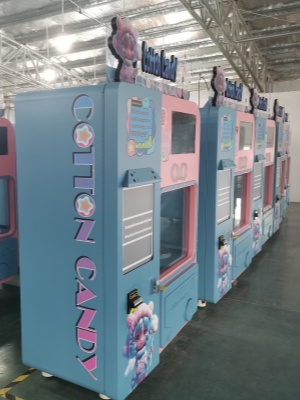Factory Direct Intelligent Cotton Candy Vending Machine Wholesale to Uzbekistan