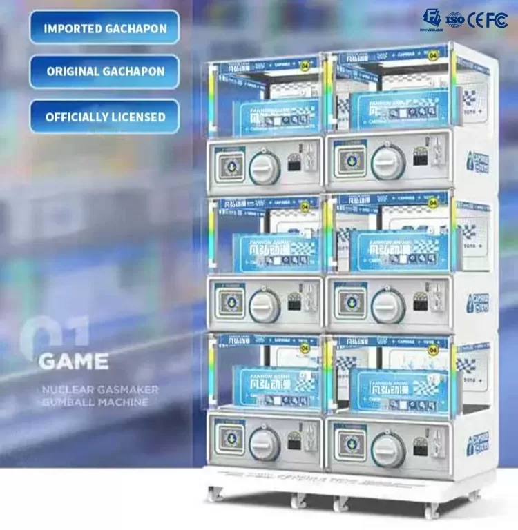 Commercial Coin QR Code Gashapon Vending Machine Wholesale Manufacturer