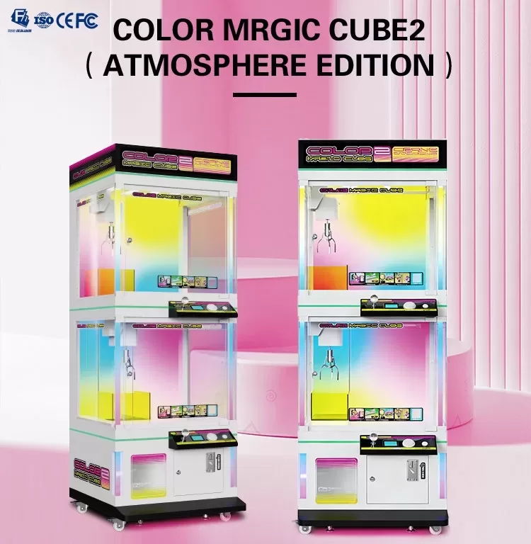 Factory Custom 2 Player Doll Catcher Machine With LED Screen