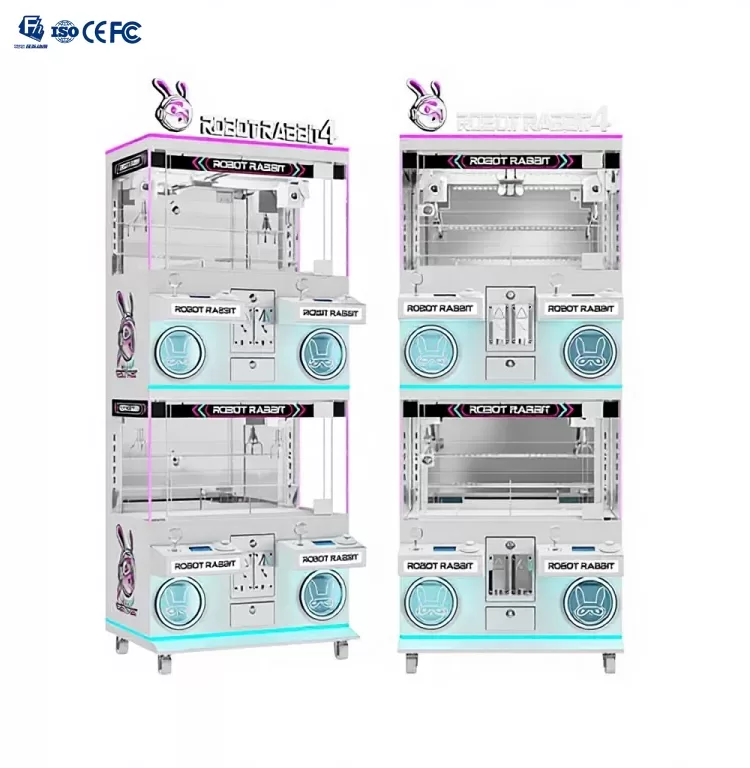 Commercial Arcade Multi‑Player Metal Coin Claw Vending Machine Factory Supply