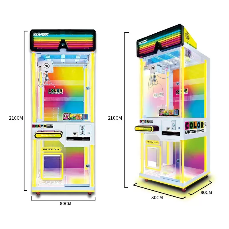 transparent claw prize machine