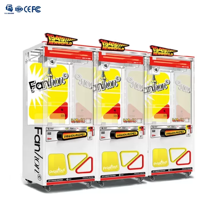 Custom Logo Metal Claw Crane Machine | Automatic Arcade Claw Machine for Shopping Mall