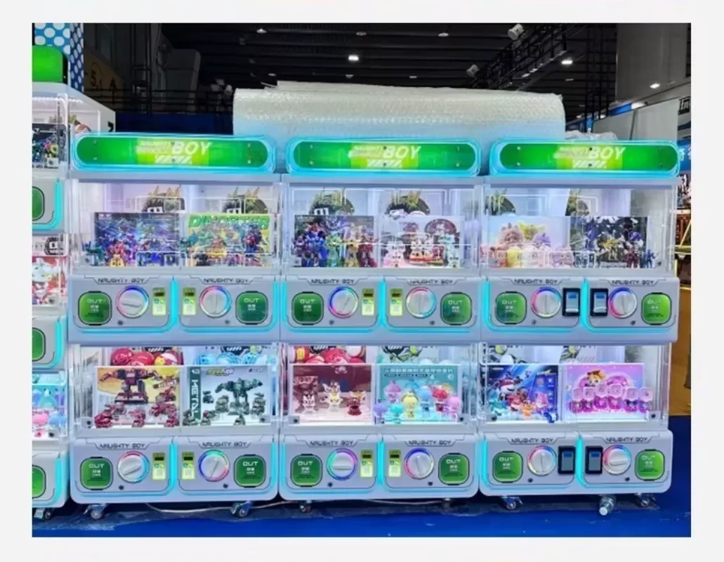 double layer gashapon vending machine