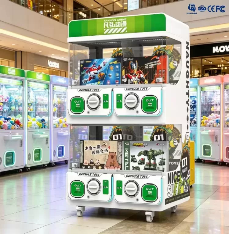 Custom OEM Double Layer Capsule Toy Vending Machine | China Factory Manufacturer