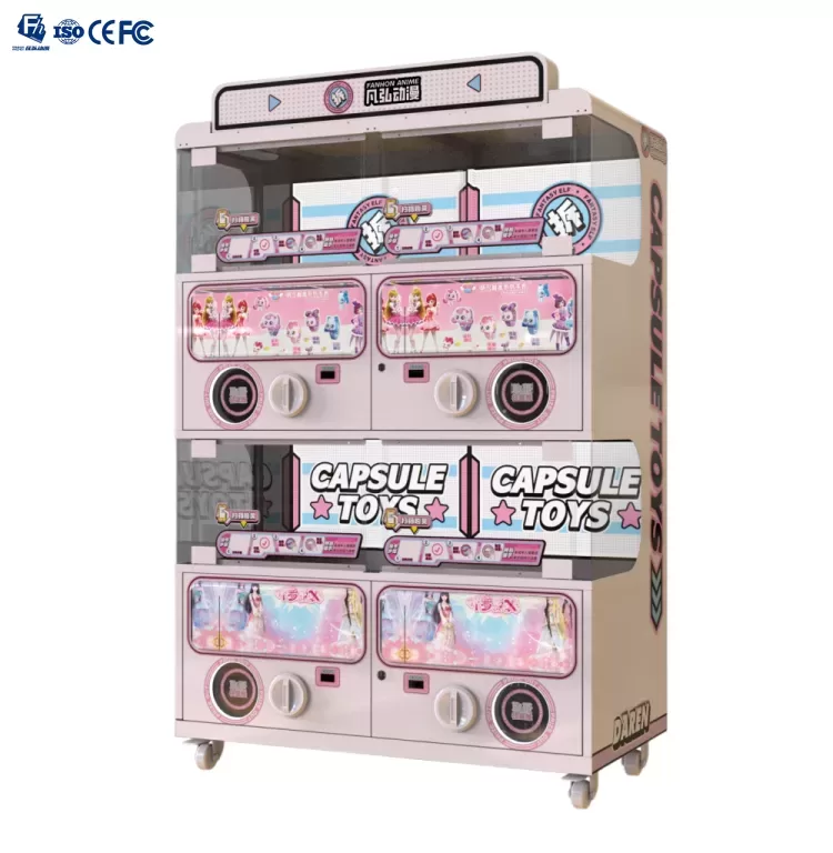 Commercial Double‑Layer Gashapon Machine Supplier | Mini Vending Arcade Equipment Export