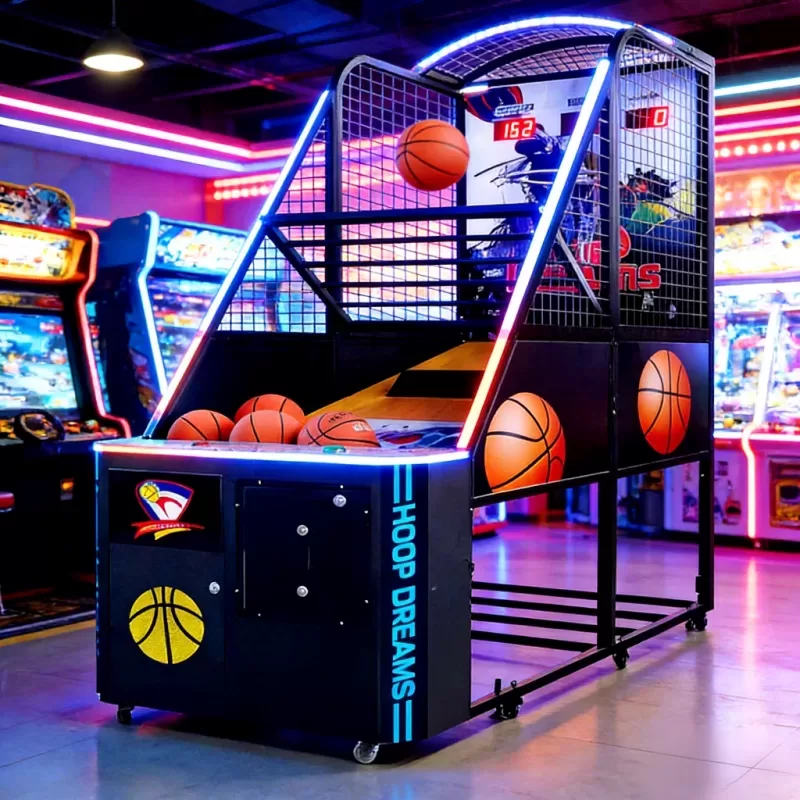 electronic scoring basketball machine
