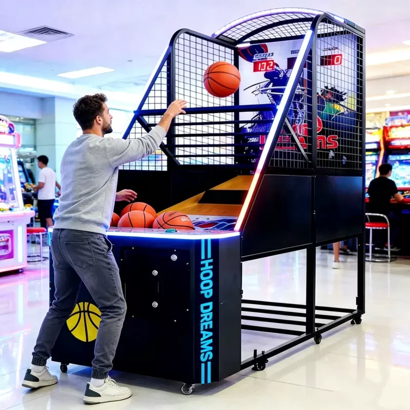 multi‑player arcade basketball machine