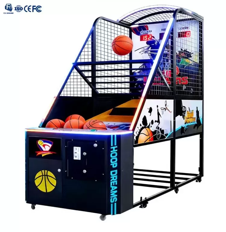 Luxury Electronic Scoring Basketball Shooting Machine | Multi‑Player Mall Arcade Game