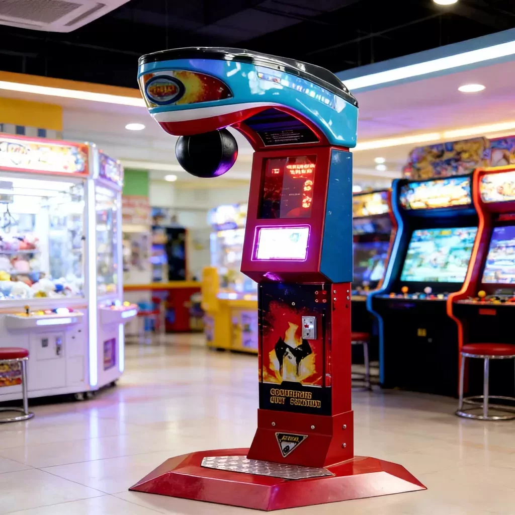 coin operated boxing strength tester