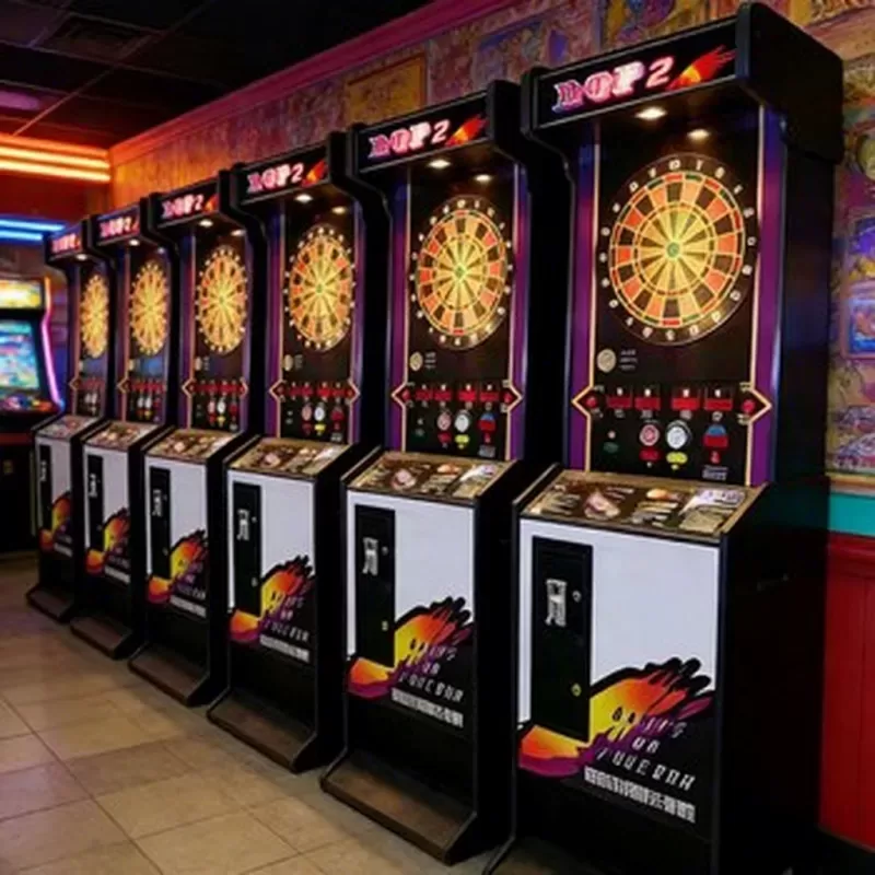coin operated dart arcade machine