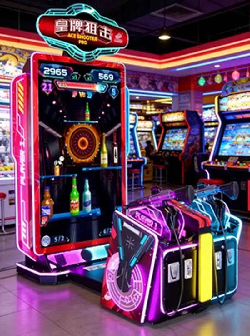 commercial shooting arcade game machine