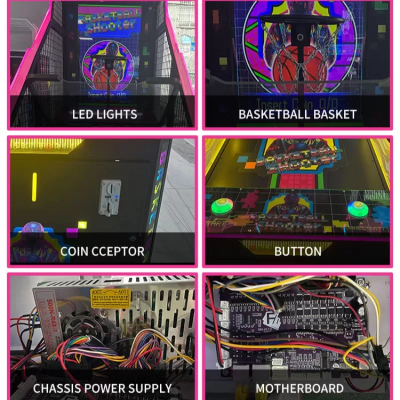 coin‑op basketball arcade game
