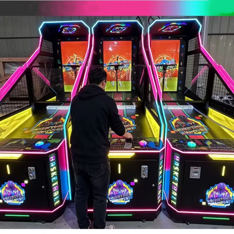 amusement basketball arcade machine