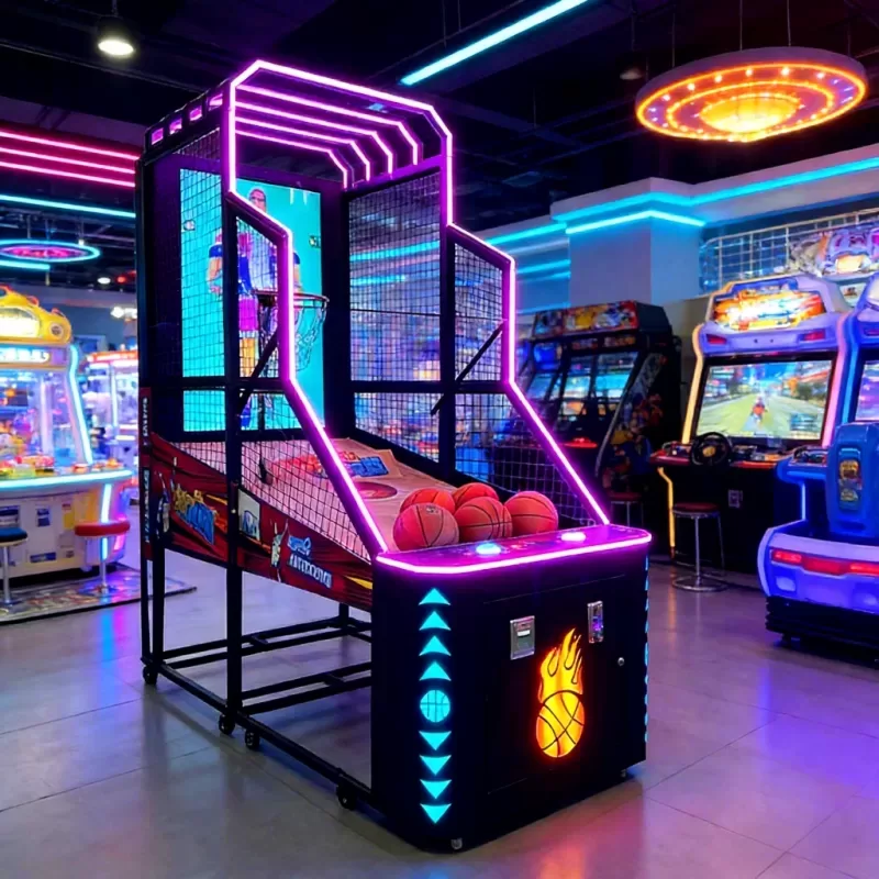 amusement arcade basketball game