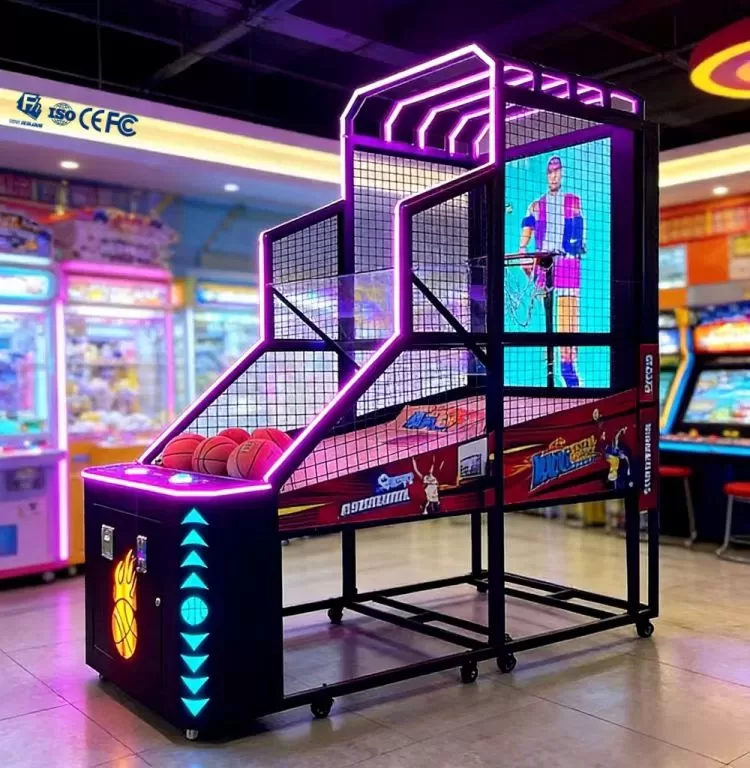 Custom LCD Basketball Arcade Game Machine | Commercial Entertainment English Version