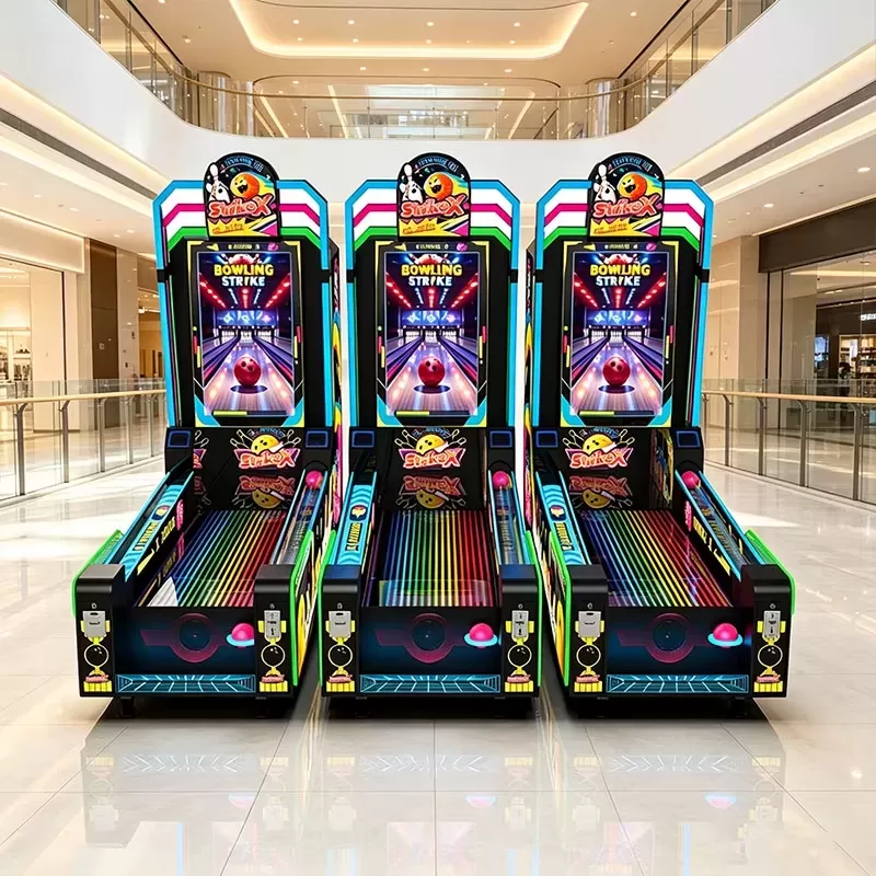 coin operated bowling arcade machine