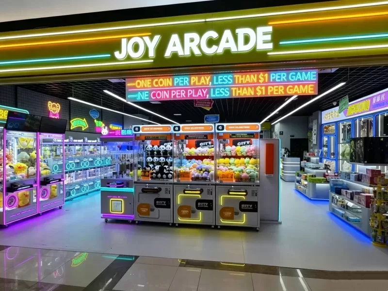 arcade claw game equipment