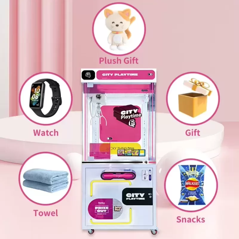 mall game center claw machine