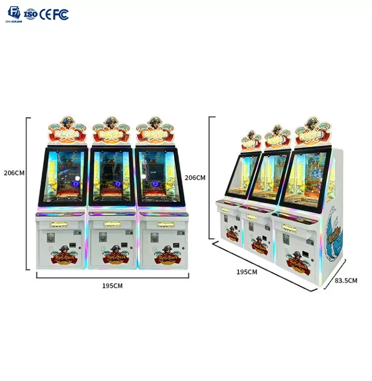 Mythic Seas Coin Pusher Machine | FEC & Amusement Arcade Supplier