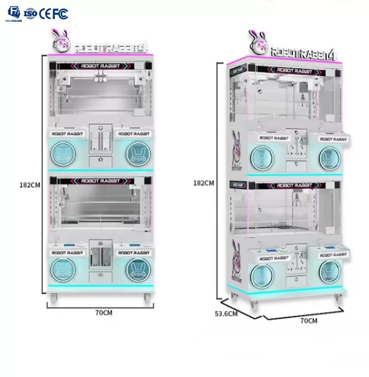 Source Factory 4 Player Double Layer Coin Operated Arcade Claw Machine