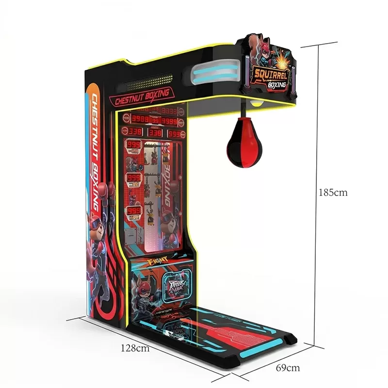 coin operated boxing punch machine