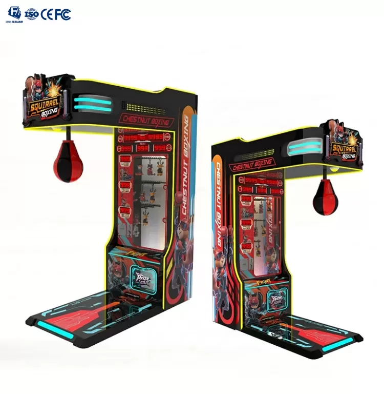 Commercial Boxing Punch Arcade Machine | Coin Operated Strength Tester From Source Factory