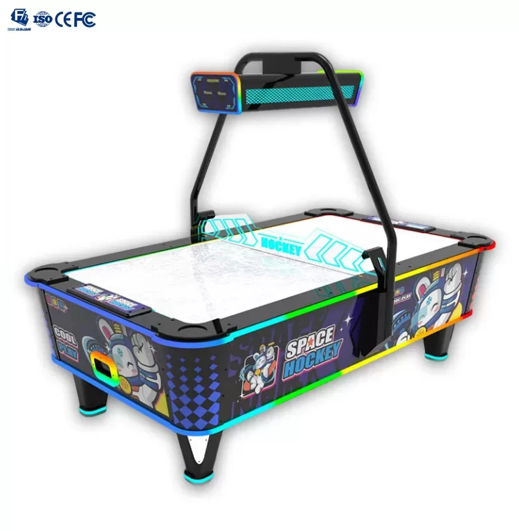Factory Commercial Coin Operated Air Hockey Table 2 Player Arcade Machine CE Electronic Score