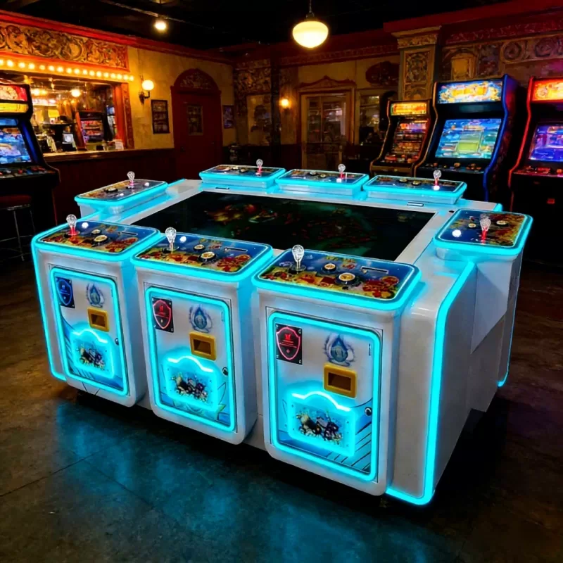 team play fish arcade