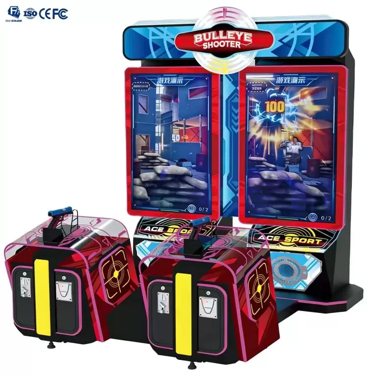 Ace Agent Shooting Machine | HD Curved Screen Vibration Recoil Arcade Manufacturer
