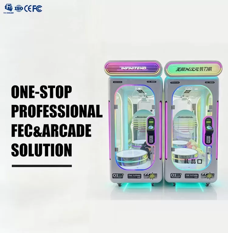 Coin Operated Scissor Cut Prize Arcade Game Machine | Factory Direct Supply