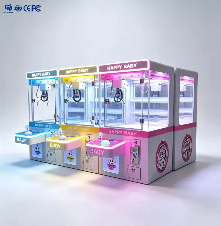 Coin Operated Mini Claw Crane Vending Machine | Toy Candy Grabber | FanHong Factory